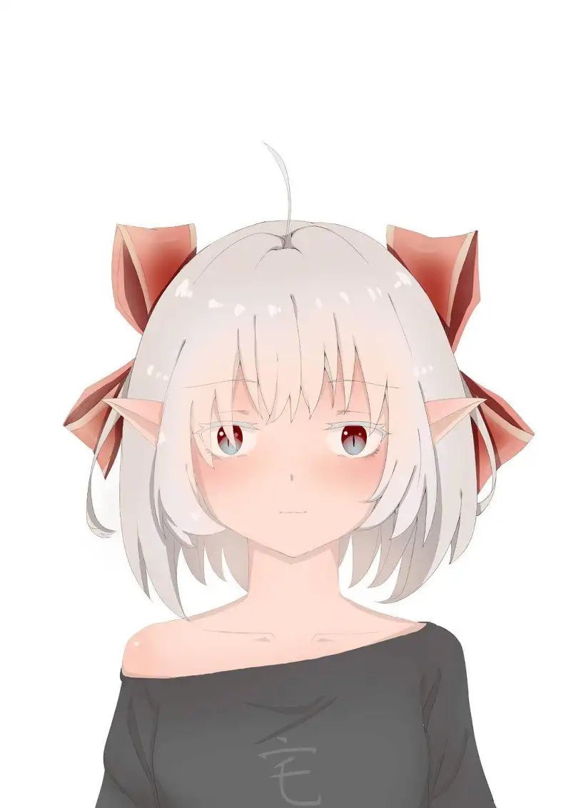 再发一张很久之前给朋友画的v皮哈哈哈