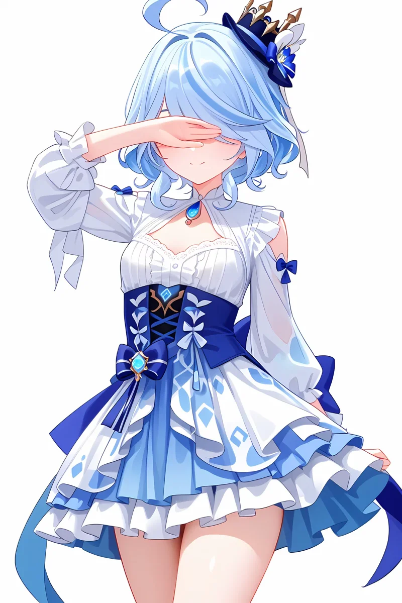 原神,芙宁娜,二次元,美图,壁纸,插画,美少女