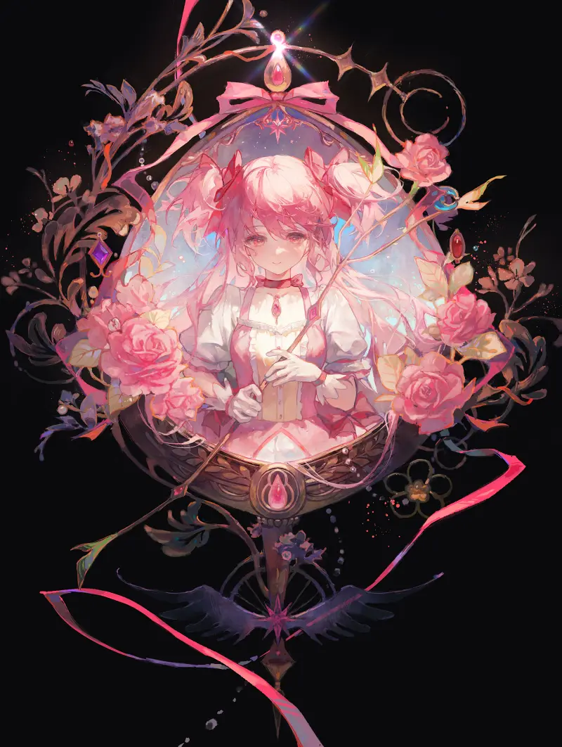 魔法少女小圆,魔法少女,鹿目圆,美图,壁纸,绘画,插画,二次元,动漫壁纸,动漫美图