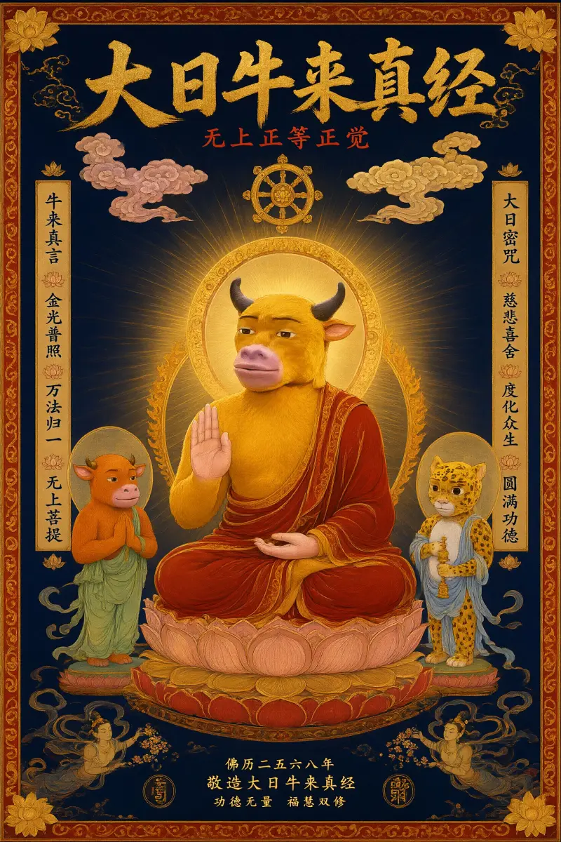 牛来,大日牛来真经