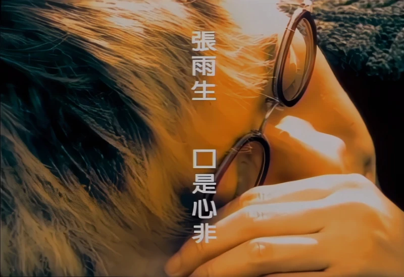 【MV】口是心非 - 张雨生