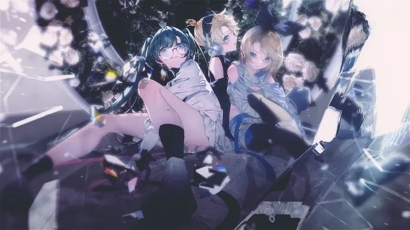 Giga - 'Ready Steady' ft. 初音ミク・鏡音リン・鏡音レン【MV】转自：YouTube