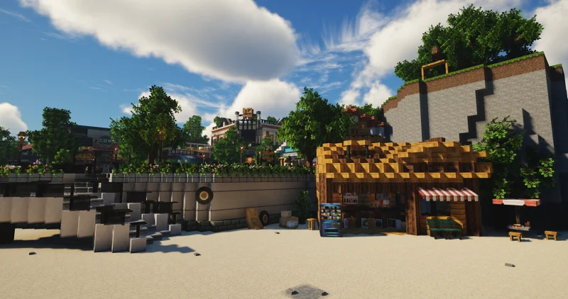 Minecraft存档公开 －【方块小镇 x 开放空间】