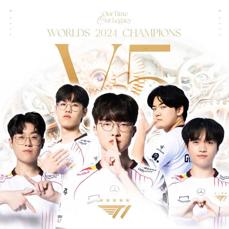 恭喜五冠王Faker！