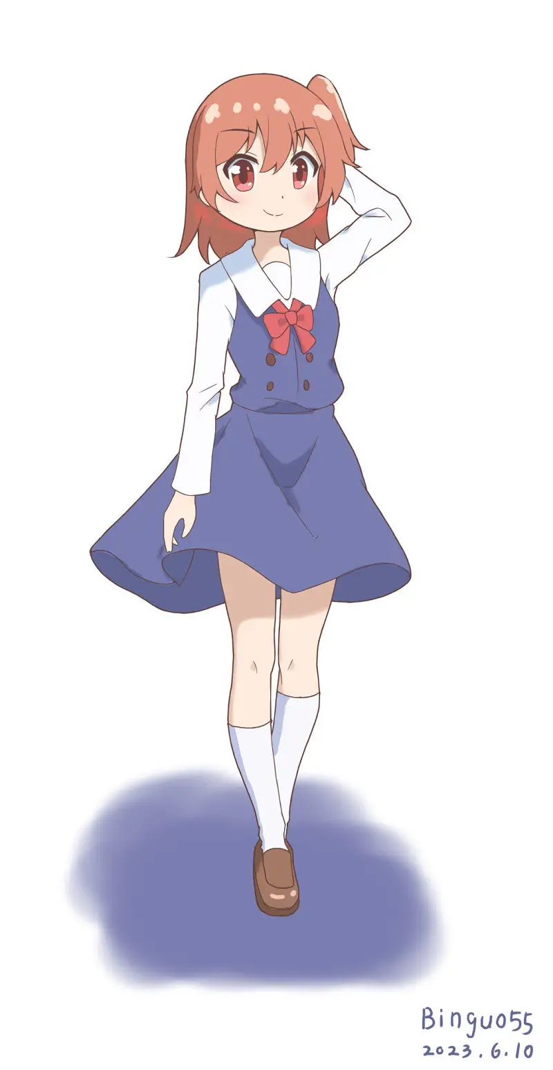 绘画创作,动漫,天使降临到我身边