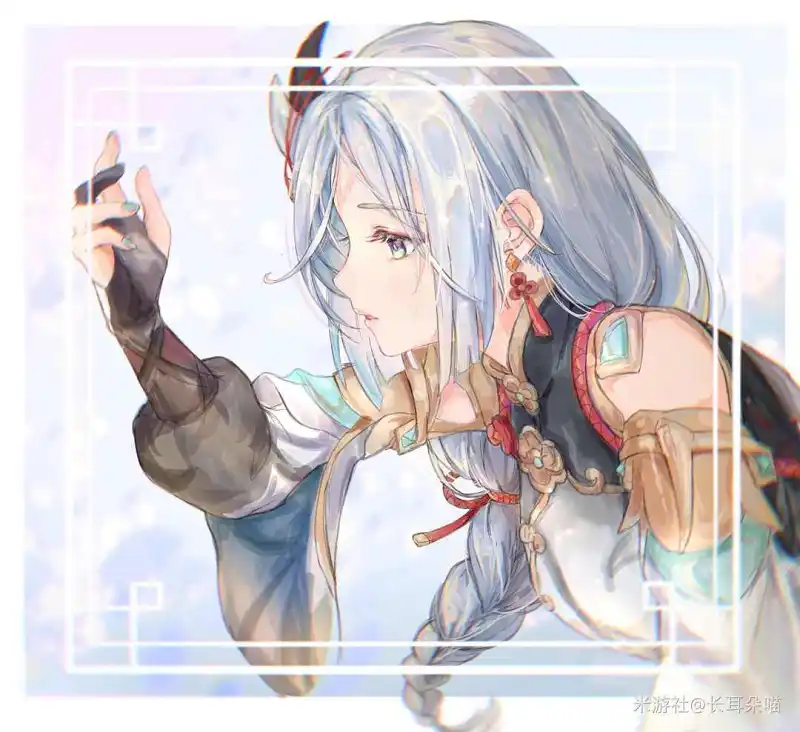 M站美图,原神,重云,申鹤