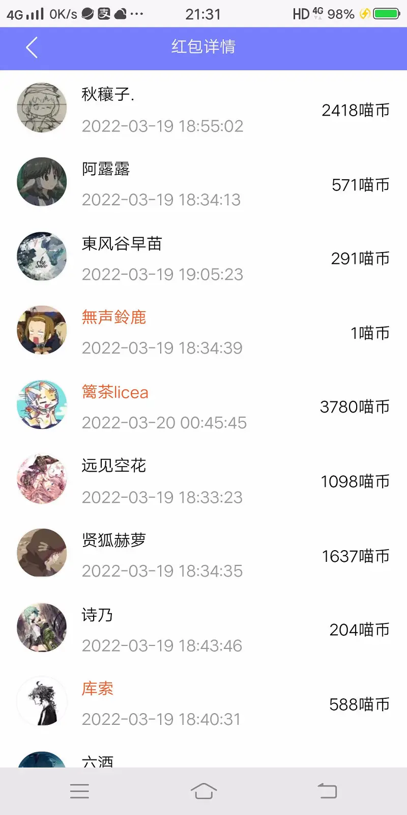 什么逆天运气