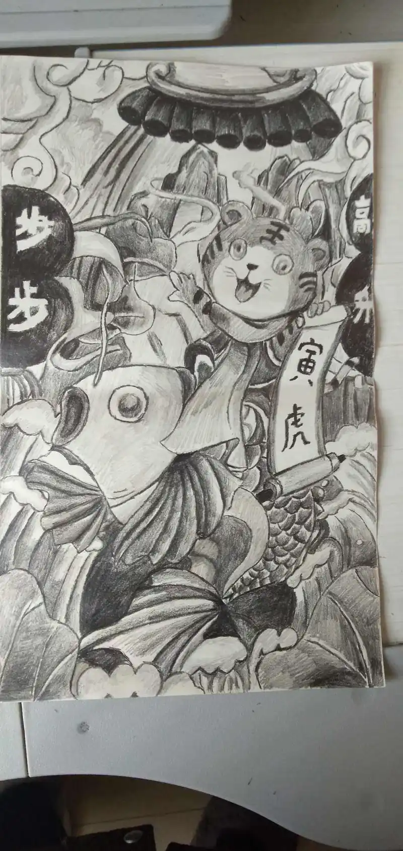 绘画创作,M站拜年祭