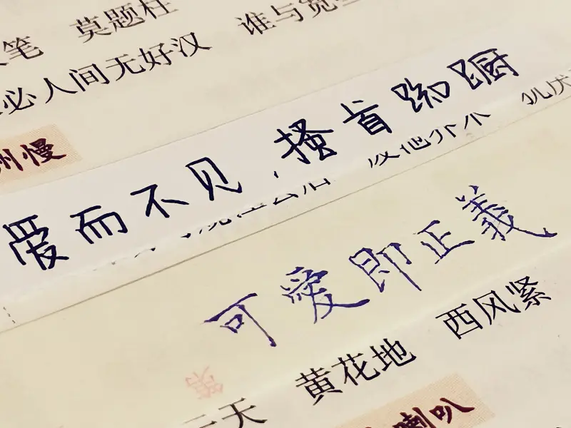 星辰社,手写,字,书法,练字,硬笔练字,硬笔