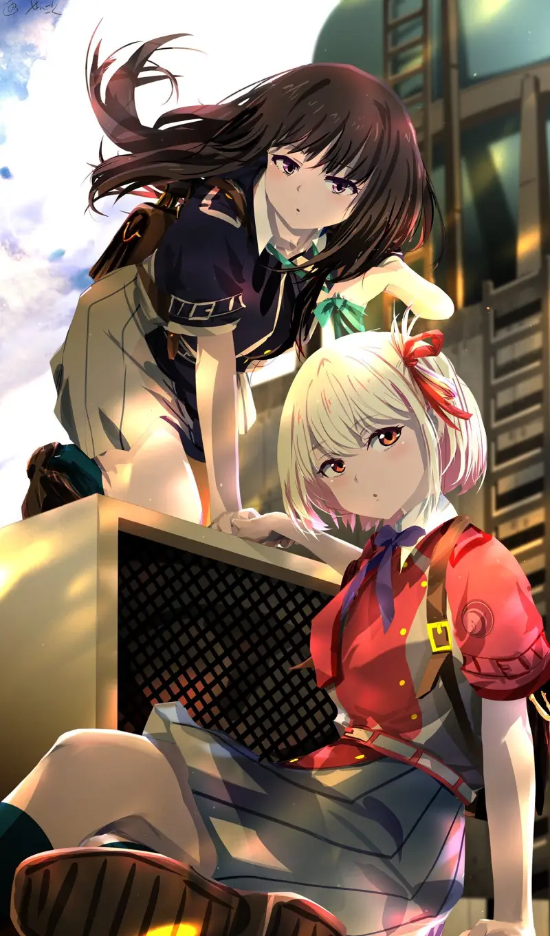 【莉可丽丝/Lycoris Recoil】：锦木千束&井之上泷奈