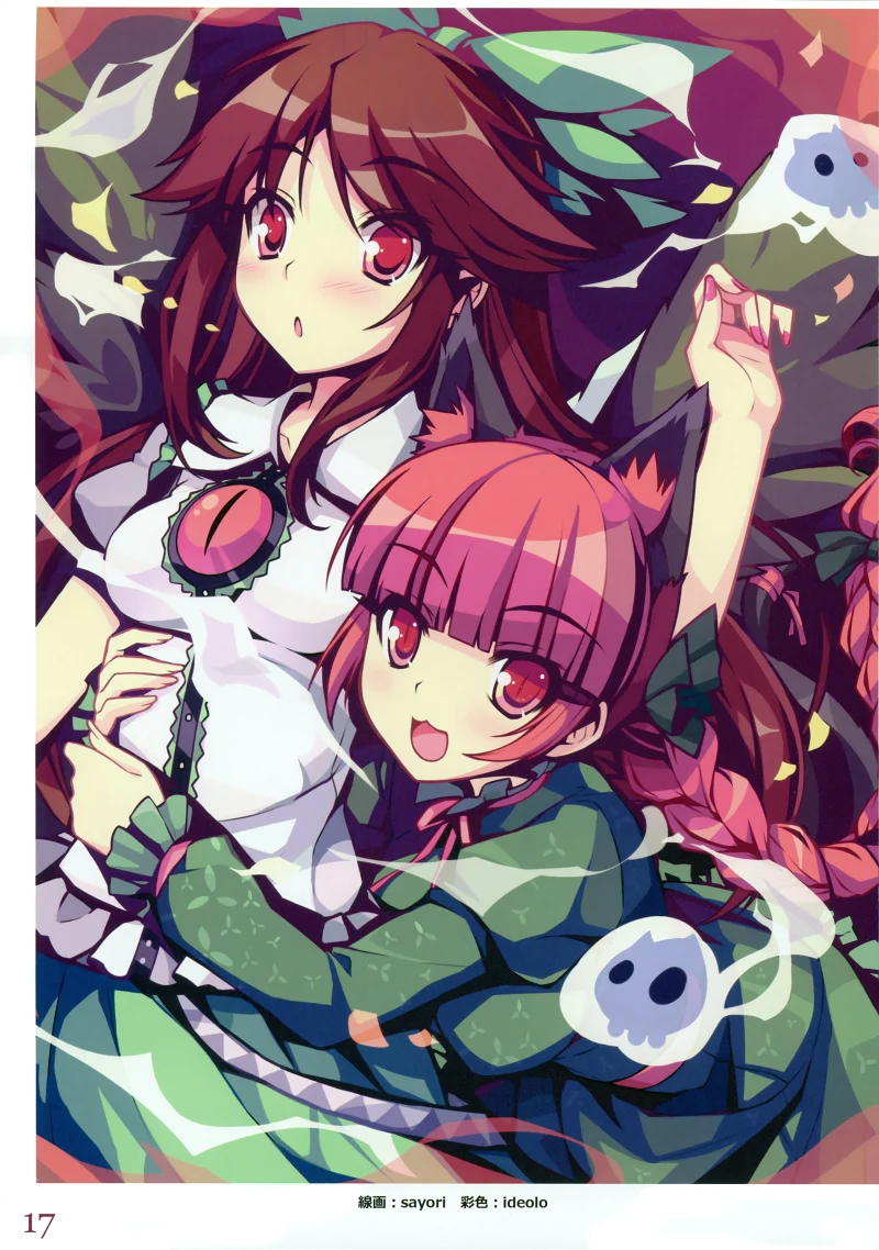 绘画,ideolo,sayori,Eastern Side,東方,Project,东方,NEKO WORKi,NEKO WORKs,c77