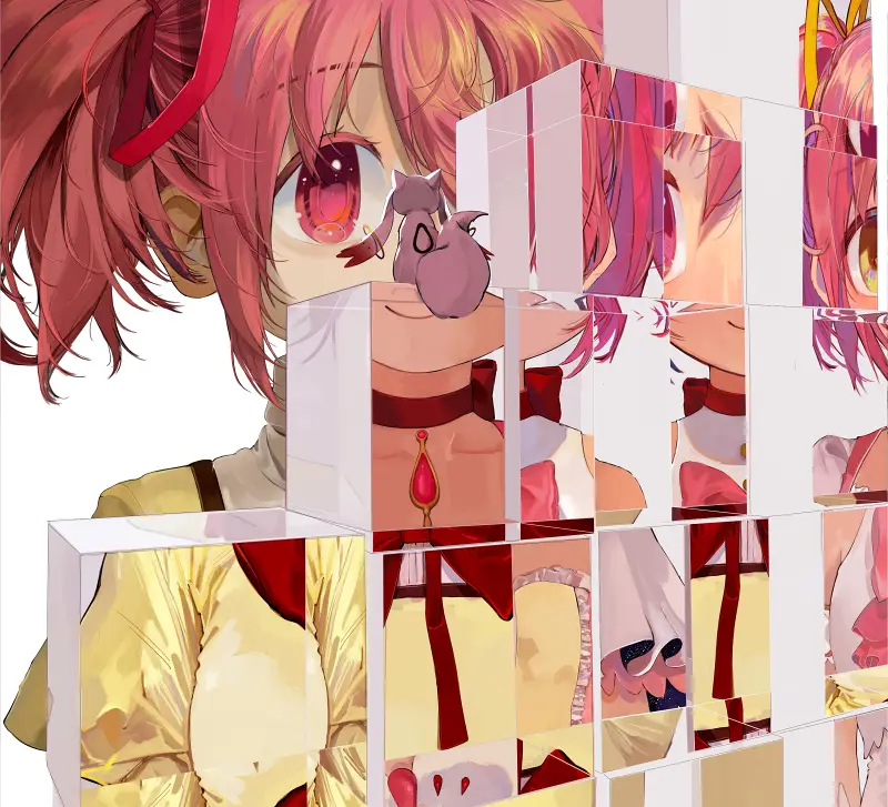 魔法少女小圆,魔法少女,鹿目圆,美树沙耶加,动漫美图,动漫壁纸,美图,壁纸,绘画,插画,推特,画师推荐