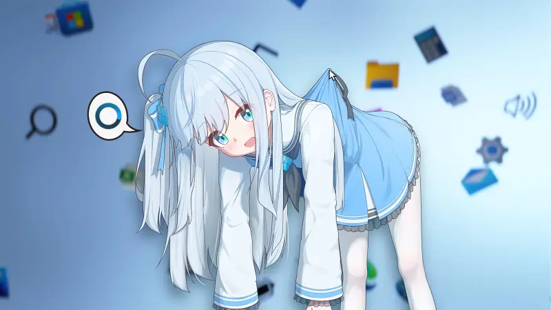 windows11,OS娘,win11娘,窗边一花