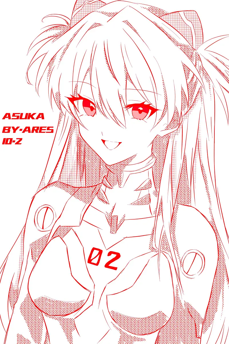 eva,新世纪福音战士,平涂,明日香,ASUKA