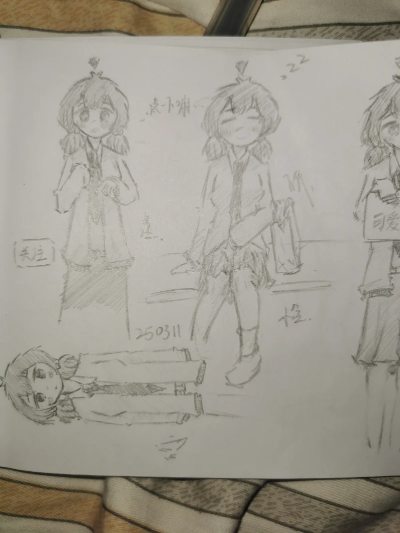 日常,摸鱼,一次性发完,OC,绘画