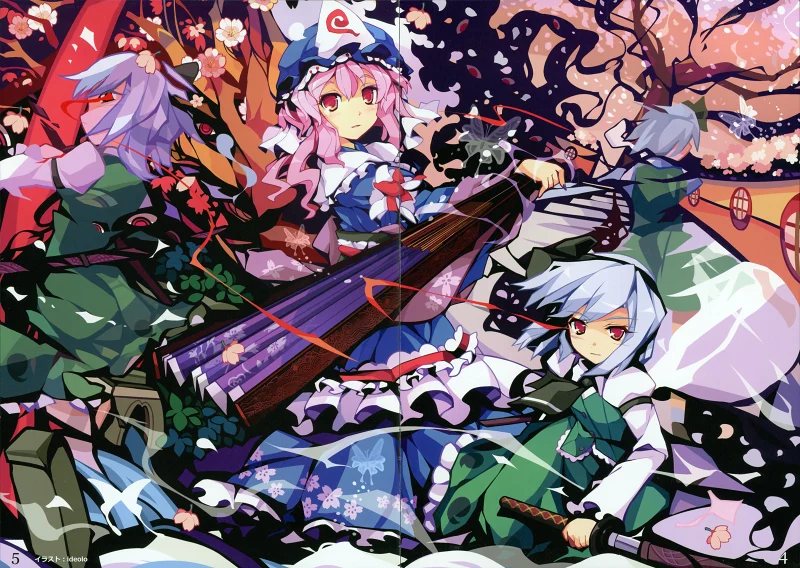 绘画,ideolo,sayori,Eastern Side,東方,Project,东方,NEKO WORKi,NEKO WORKs,c77