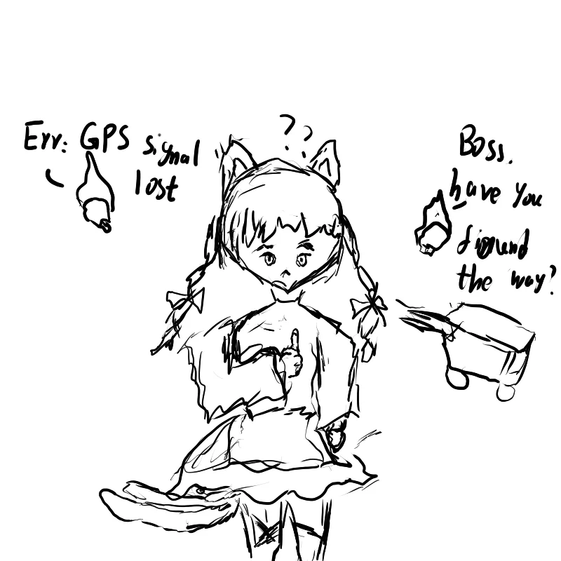 燐猫猫迷路了喵~