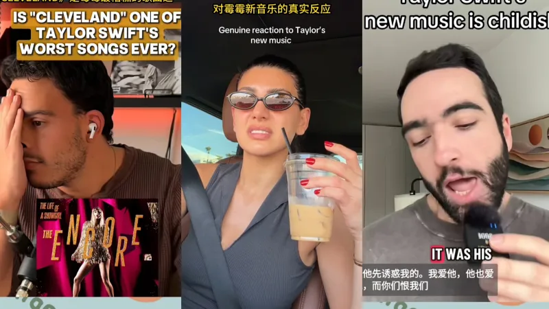 【tiktok】老外们讨论对霉霉的新歌看法，很多网友对新歌很失望喔