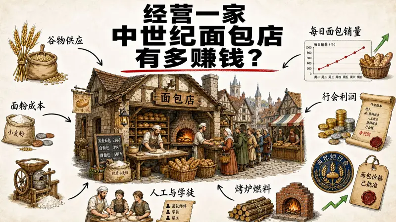 假如你在中世纪开一家面包店