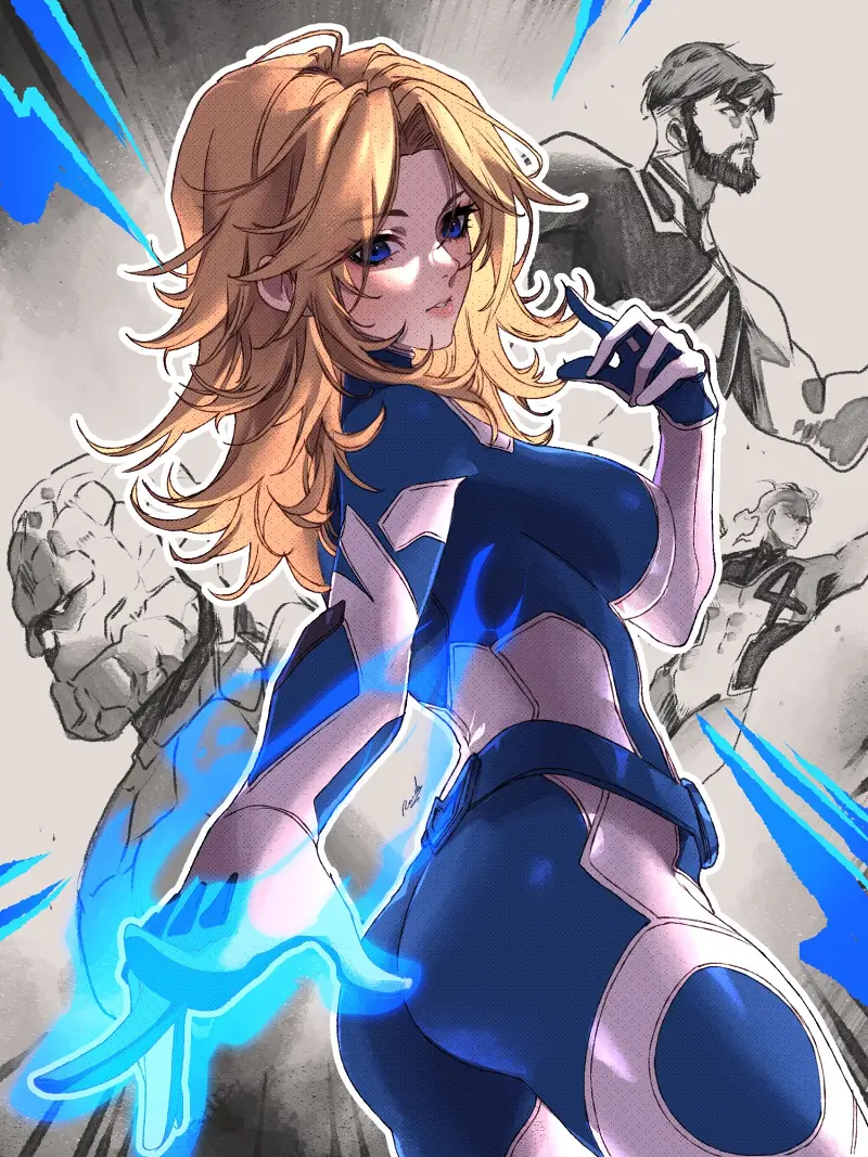 【漫威壁纸】：隐形女侠