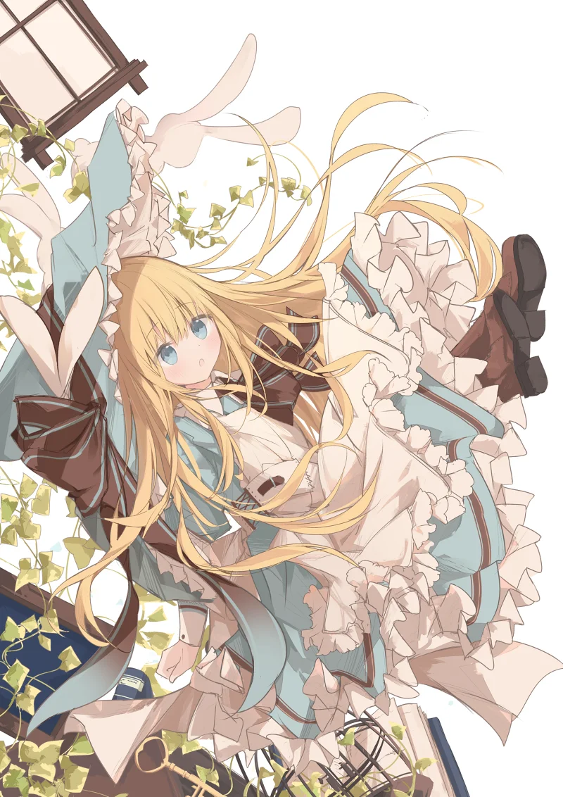 pixiv,二次元,绘画,壁纸,美少女,兔子