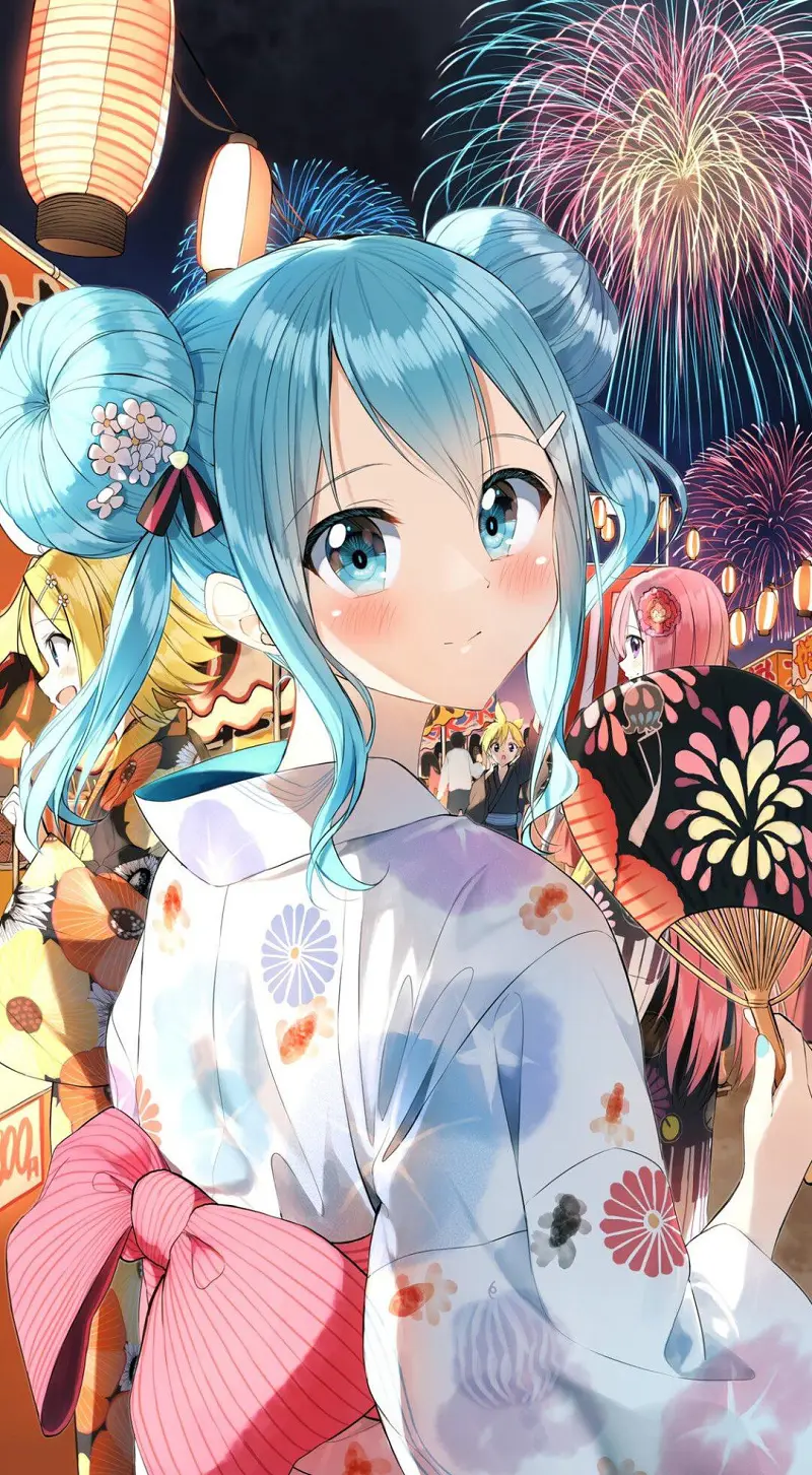 M站美图,动漫,初音未来,初音未来15周年