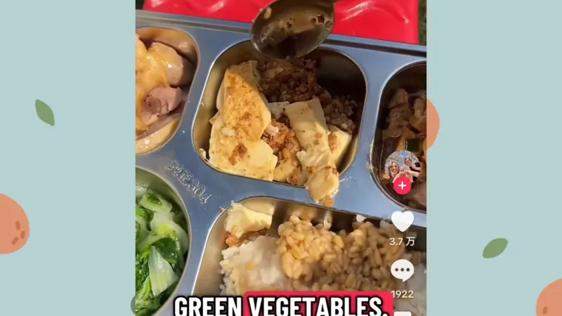 美国外教分享他所在幼儿园的午餐因里面有鸽子肉竟在tiktok引发网友纷纷讨论，这些老外似乎很难接受