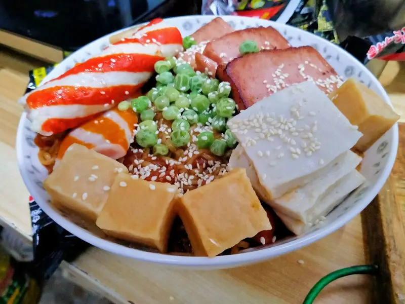 做了碗火鸡面