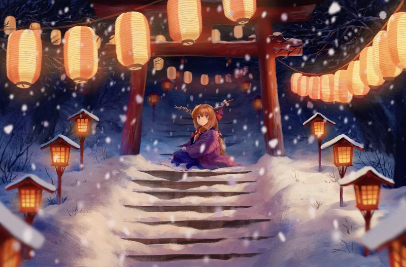 [音乐可视化]红楼～东方红魔乡