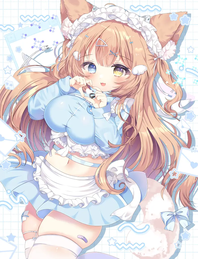 二次元,原创,二创,好康的,泳装,猫耳