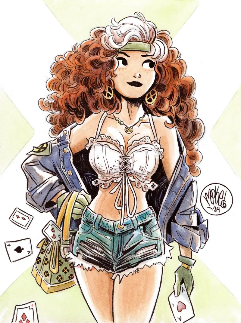 漫威,漫威漫画,美漫,欧美漫画,罗刹女,小淘气,X战警,变种人,动漫壁纸,动漫美图,美图,壁纸,绘画,插画,推特,画师推荐