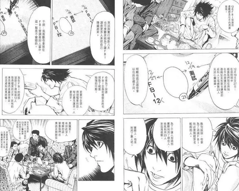 闲聊茶馆,漫画,死亡笔记