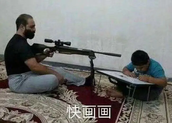 一个绘画过程