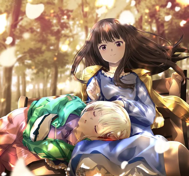 【莉可丽丝/Lycoris Recoil】：锦木千束&井之上泷奈
