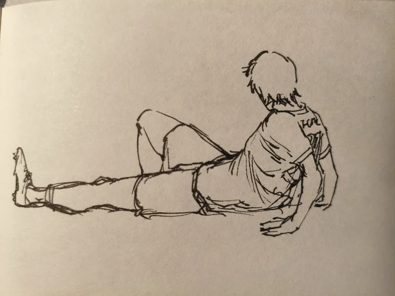 速写,放假啦