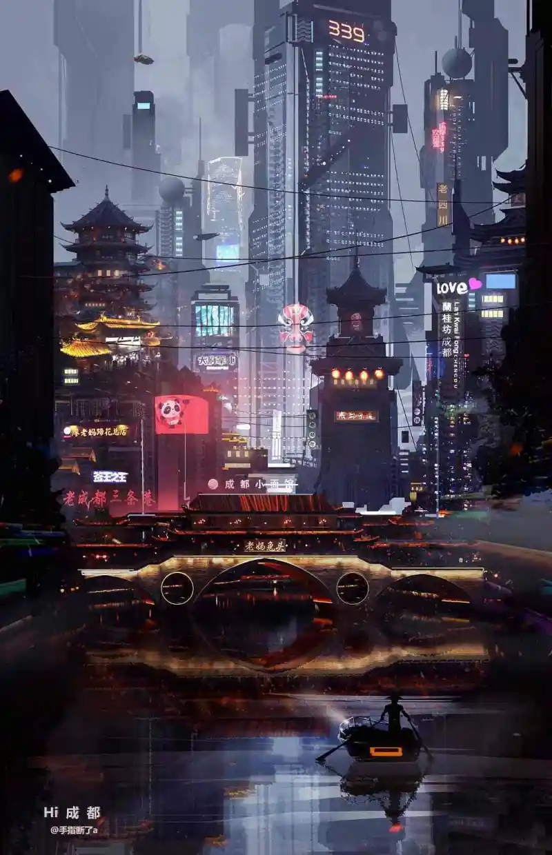 M站美图,壁纸,赛博朋克