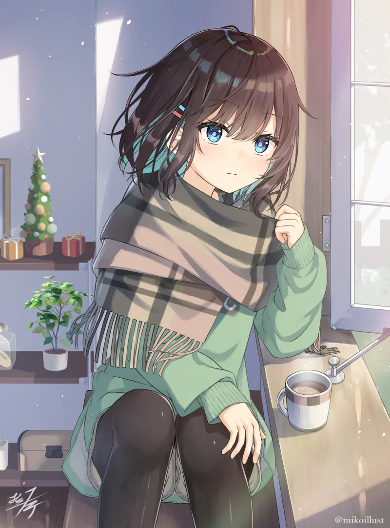 pixiv,二次元,绘画,壁纸,美少女,咪咪攘攘我们的周年庆