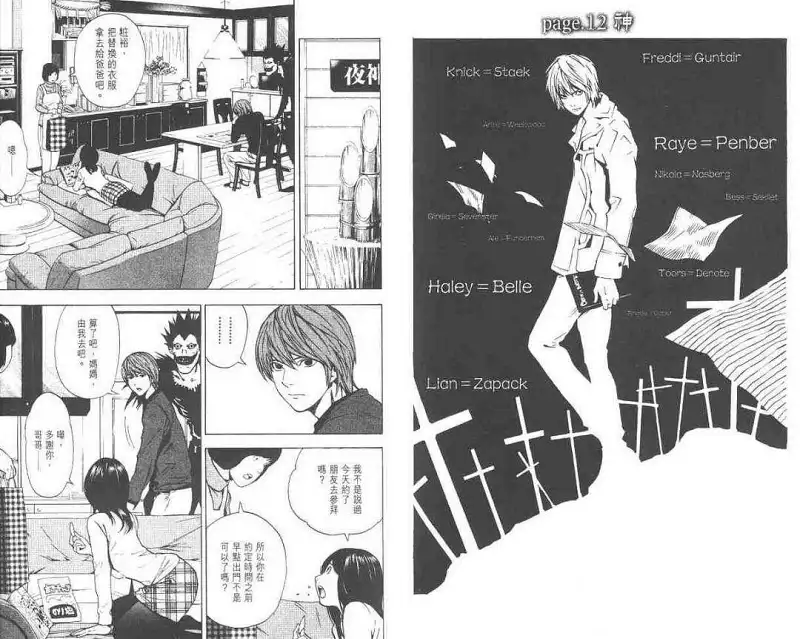 闲聊茶馆,漫画,死亡笔记