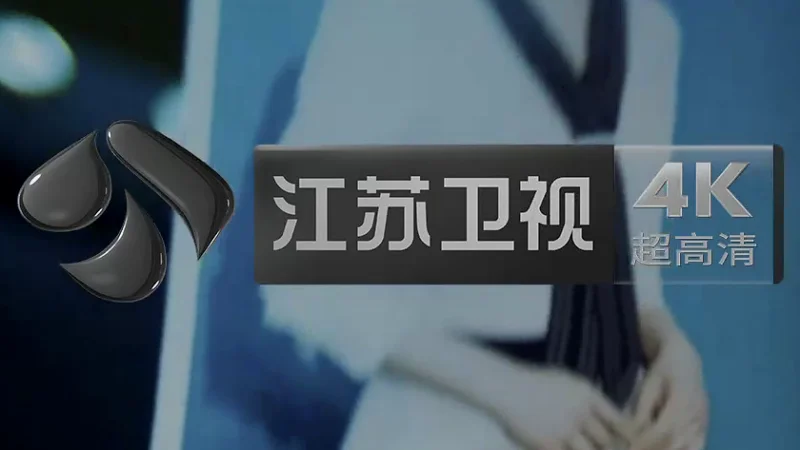 江苏电视台 首次全台更换黑白台标（2025/12/13）