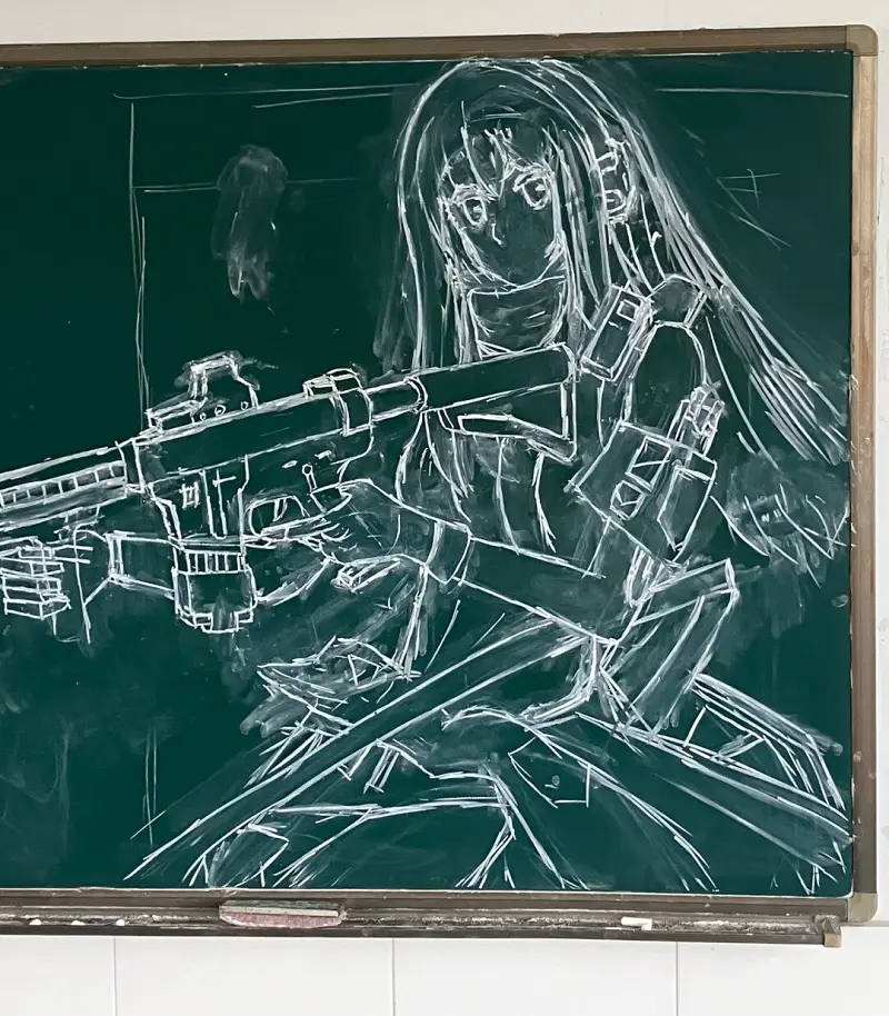绘画创作,少女前线