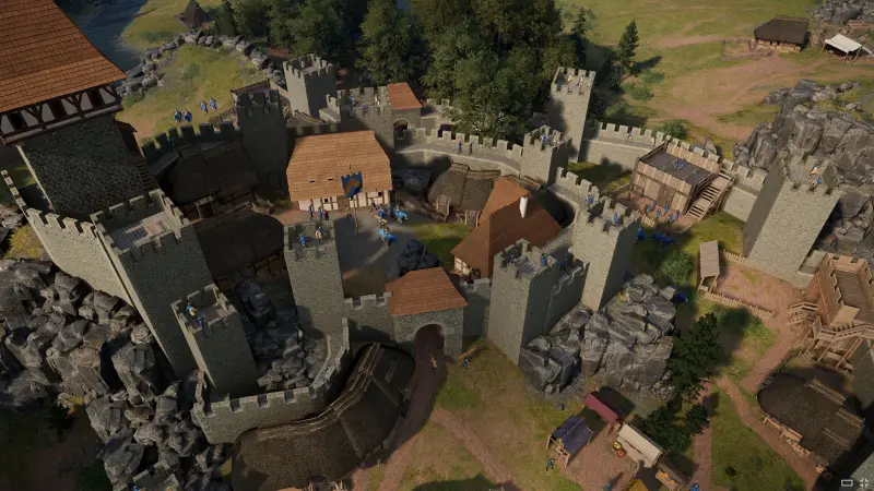 Steam新游前瞻：中世纪城堡建造策略新作《Bergfried》