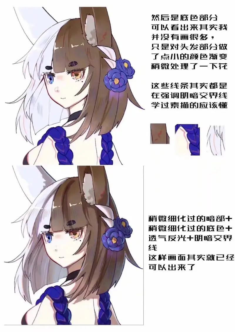 关于上色～
