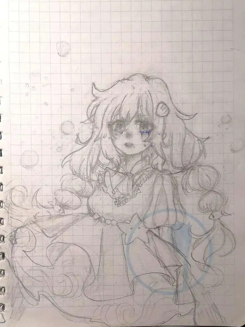 绘画创作,摸鱼,摸鱼画画