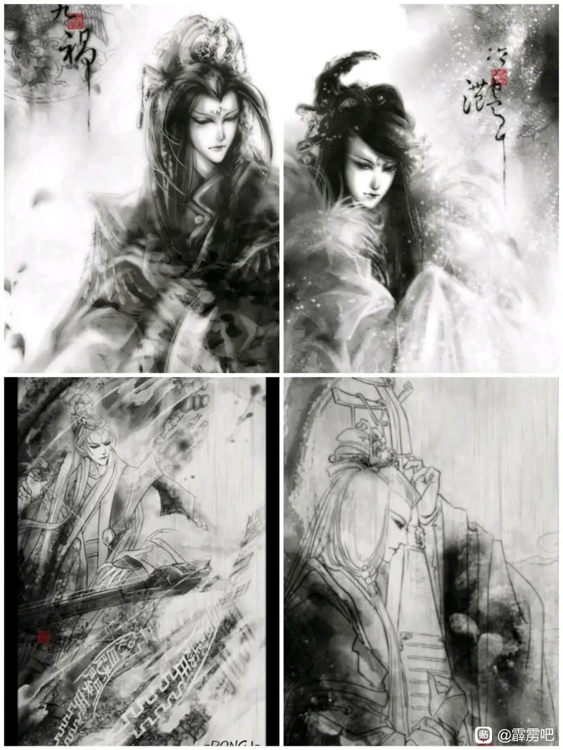 同人,布袋戏,绘画创作