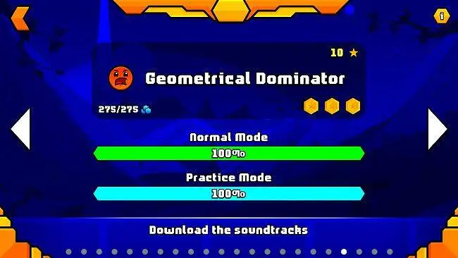 「几何冲刺」官方第十九关 | Geometrical Dominator