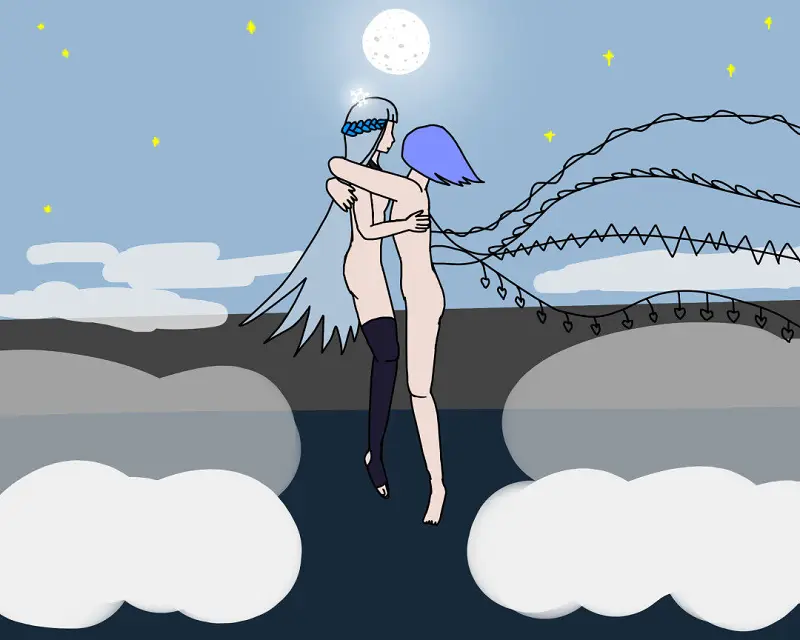 绘画创作,雪女,烟烟罗,追月神