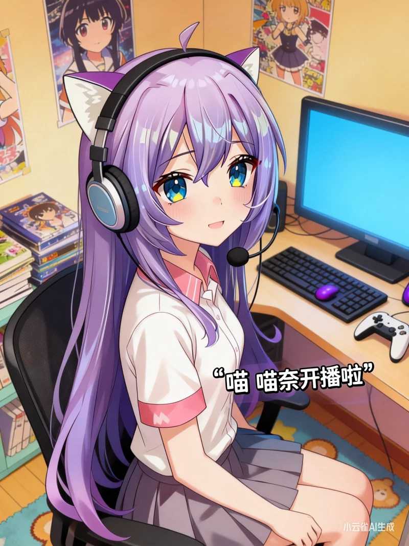 【ai小故事】来和喵奈玩你画我猜吧