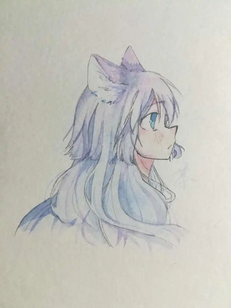 绘画创作,站娘
