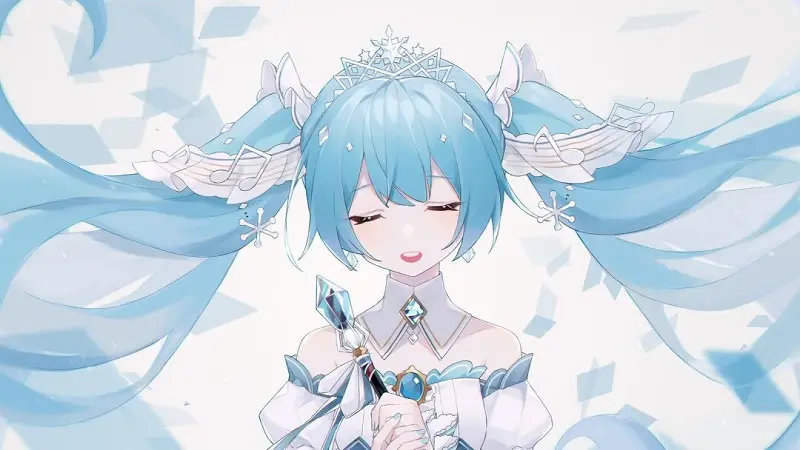 M站美图,初音未来,VOCALOID,雪未来