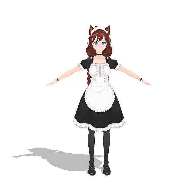 宣发部猫娘-喵浅mmd文件分享